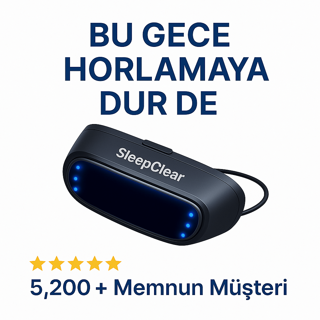 SleepClear™ Akıllı Horlama Önleyici Cihaz