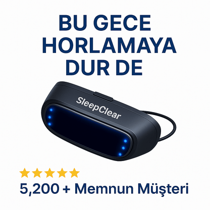 SleepClear™ Akıllı Horlama Önleyici Cihaz